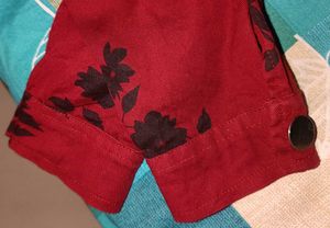 Maroon Floral Jacket , Cute &amp; Classy Vibes