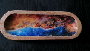 Cosmic universe Wooden Tray