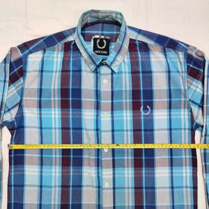 Fred Perry Plaid Shirt - 40