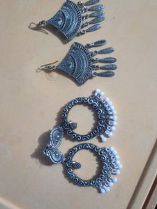 2set Earrings 1 Jewellery Set