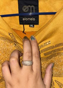 Stylish Mustard velvet Kurti🌼