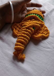 Macrame Small Size Ganesh Wall Hanging