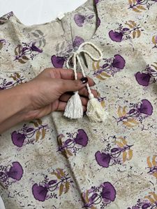 Floral Print Kurta