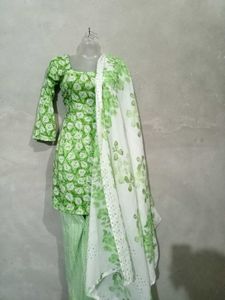 Cotton Printed Suit