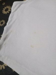 White Crop top 🤍