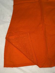 Classy Mother Earth Orange Tunic Top
