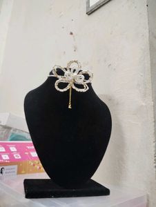 Flower Design Beaded Choker
