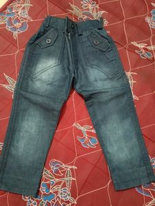 Denim Look Cotton Pant