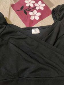 Chic Bodycon Midi Dress black