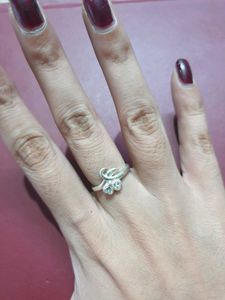 pure silver ring
