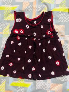 Set Of 2 Hand Made Frocks With Caps