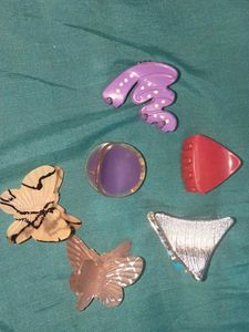 Vintage Hair Clip Lot