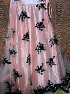 Peach Color Lehenga Choli Set