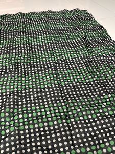 Green Printed Square Scarf