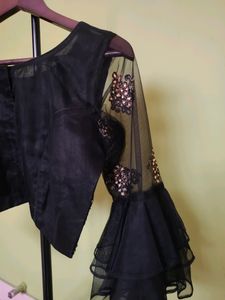 Designer Kundan Work Blouse/New With Tag