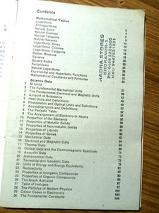 😎Clark&#39;s Tables -Science Data Book---Most Usefull