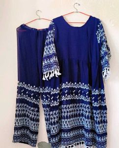 Very Amazing N Beautiful Embroidery Frock Set