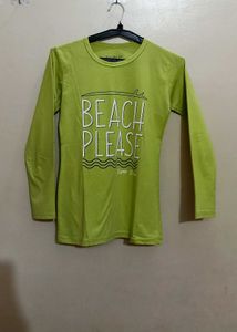 Egoss Green 'Beach Please' Tee