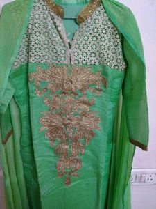 Light Parrot Green Kurta