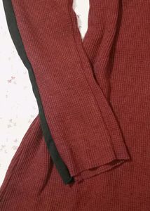 Turtle Neck Bodycorn Midi Dress