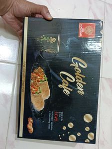 Golden Cafe 4 pcs cup with 1 pc snack plate