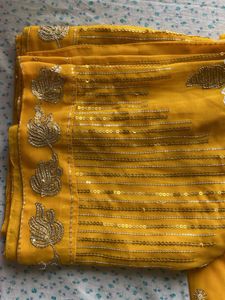 Elegant Yellow Saree