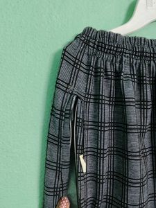 Checkered Casual Pants