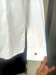 New Rare Rabbit White Cotton Shirt