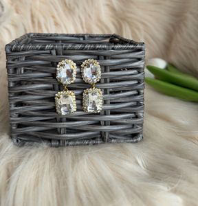 Statement Crystal Drop Earrings