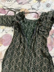 Elegant Green Printed Kurta