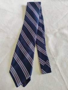 Striped Blue Tie