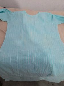 Blue And Pink Kurta