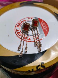 Giva Red Earrings