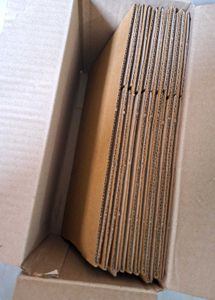 Combo Of Corrugated Box + Shipping Bags