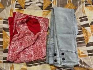 Stylish Kurta with Jeans