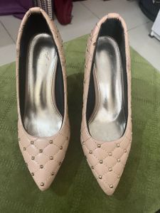 Studded Black Heels Combo