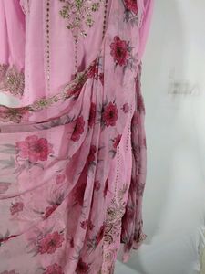 Pink Embroidered Kurta Set (Women&#39;s)