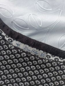 Zara Patterned Long Sleeve Sweater