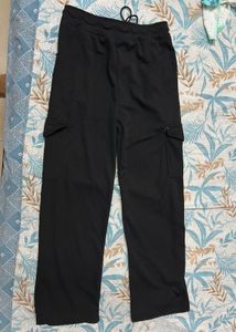 Black Cargo Sweatpants
