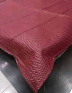Maroon Quilted Fabric Baby Dry Sheet