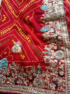 Bridal Saree  Blouse 44 Inch No coins❌ Fix Rate