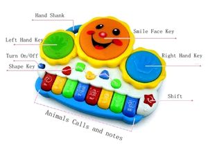 Keyboard Musical Toys with Flashing Lights
