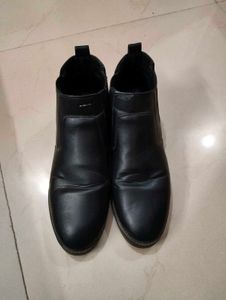 Men&#39;s Black Leather Chelsea Boots