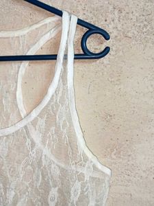 Trendy See-through Fashion Tank Top Vest Sheer