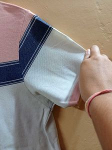 Trendy Colorblock T-Shirt Obey , Honour  Respect