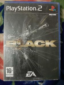 BLACK PS2 GAME DVD
