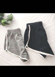 Black And Grey Shorts Combo