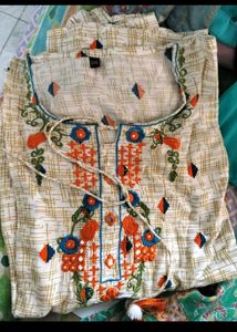 Embroidered Kaftan Kurta