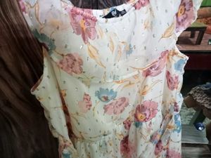 Floral Chiffon Maxi Dress