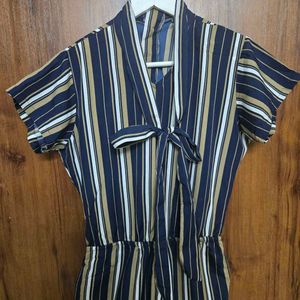 Striped Jumpsuit